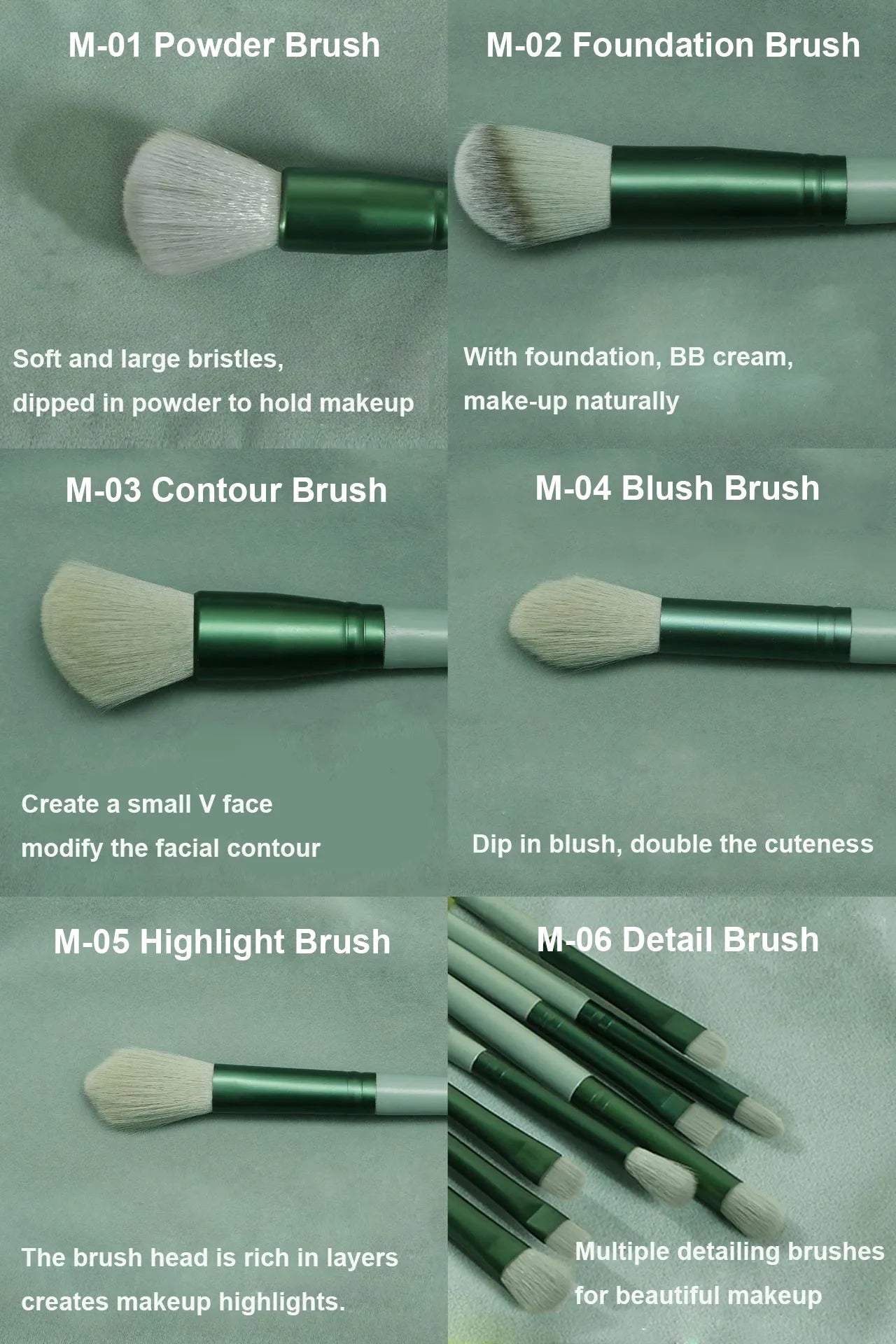 FluffyBlend Beauty Brush Set